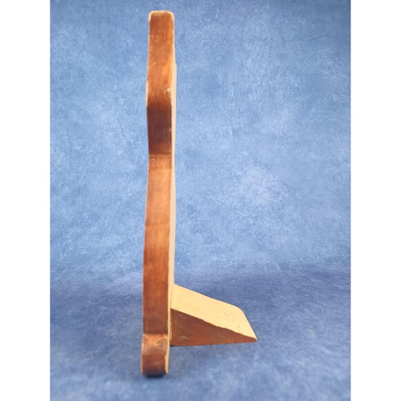 Large Cat Shelf Decor Desk Decor With Easel Or Door Stop With Shim - Picture 8 of 8